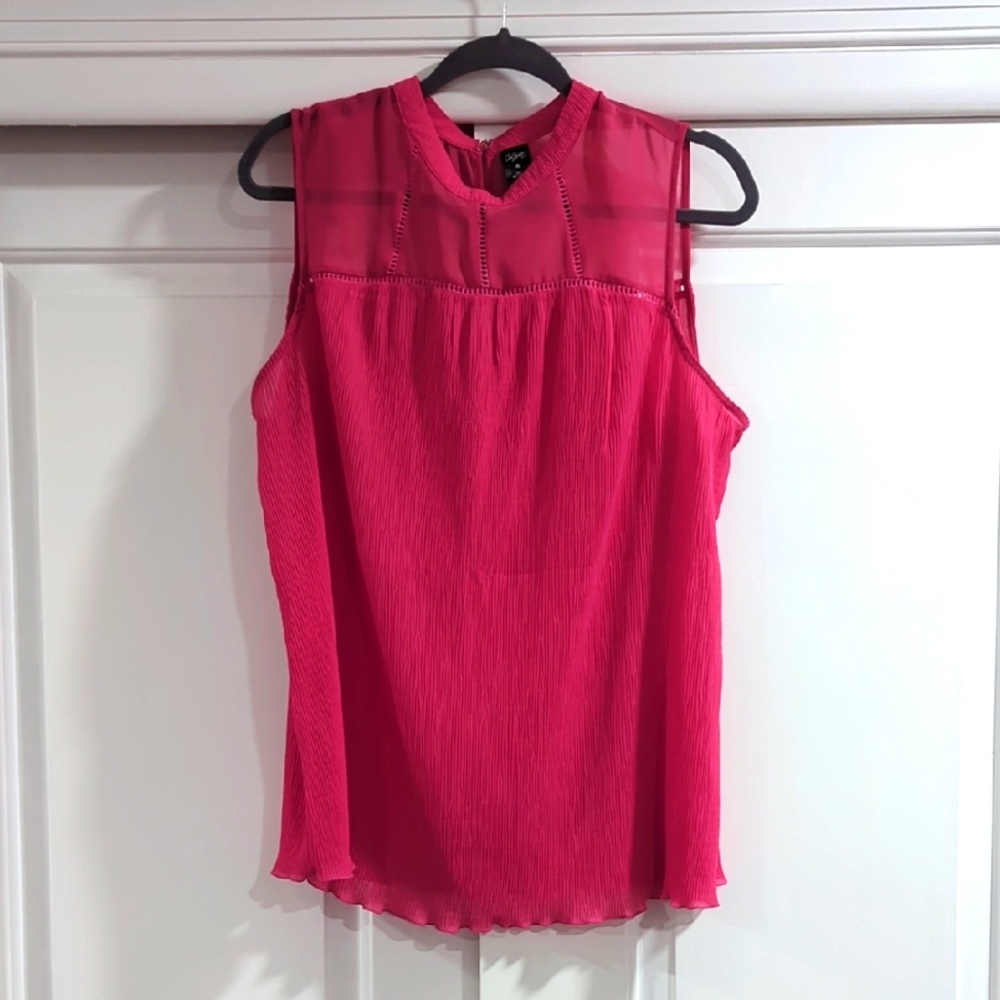 Pink Sleeveless Top